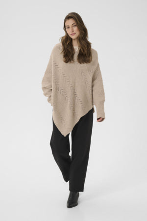 Cream - 10610828 - Poncho