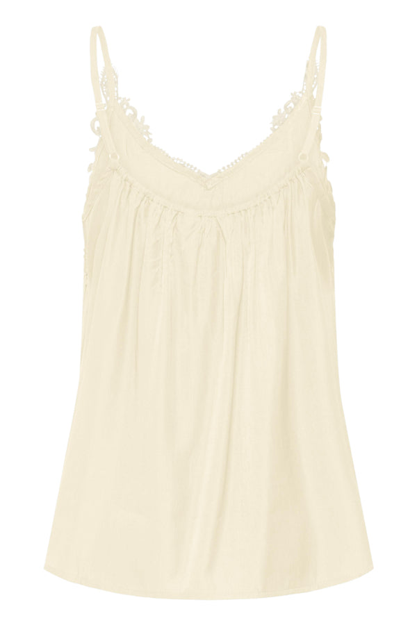 Cream - 10611224 - Beige Top