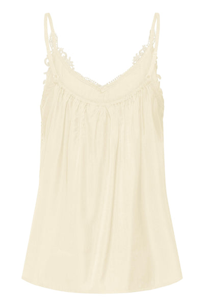Cream - 10611224 - Beige Top