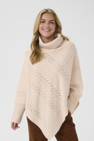 Cream - 10612387 - Poncho