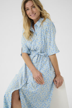 Cream - 10612393 Dress Blue