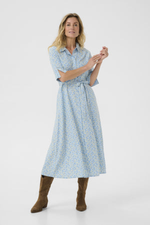 Cream - 10612393 Dress Blue