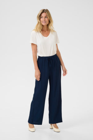 Cream - 10612609 - Trousers