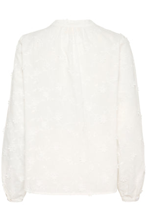Cream - 10613317 Blouse