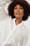 Cream - 10613317 Blouse