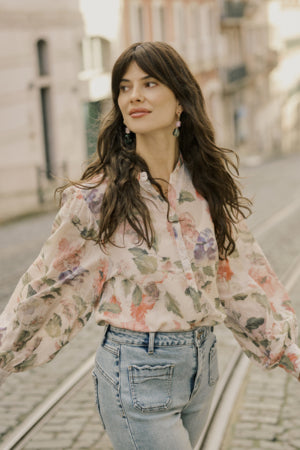 Cream - 10613332 Shirt - Pink