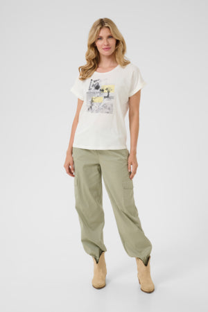 Cream - 10613487 - T-Shirt