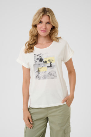Cream - 10613487 - T-Shirt