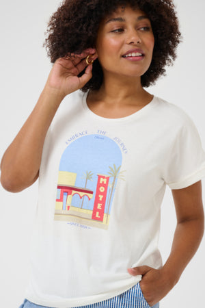 Cream - 10613487 - T-Shirt