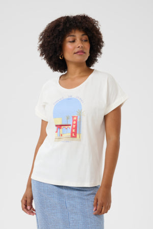 Cream - 10613487 - T-Shirt