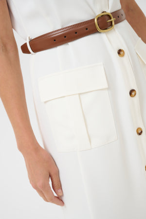 Cream - 10613739 - Dress