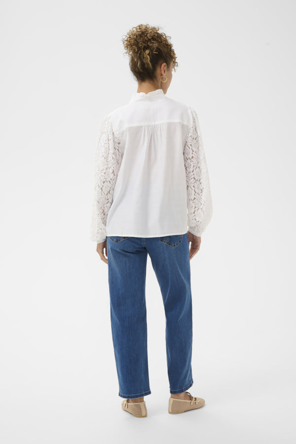 Cream - 10613845 - Blouse