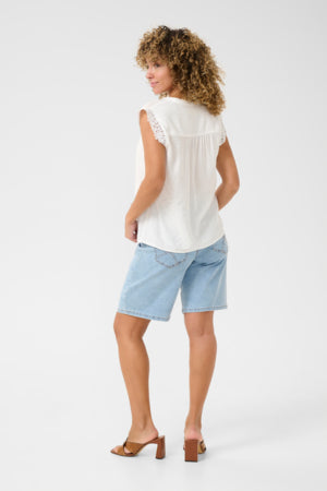 Cream - 10613954 - Blouse