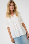 Cream - 10613955 - Blouse