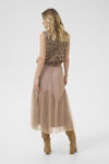 Cream - 10614131 - Skirt