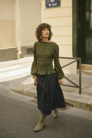 Cream - 10614138 - Skirt