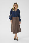 Cream - 10614242 - Skirt