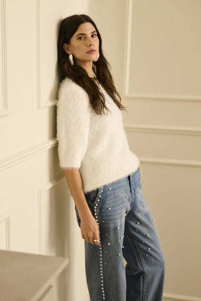 Cream - 10614411 - Jumper