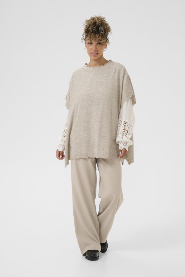 Cream - 10614476 - Poncho