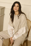 Cream - 10614476 - Poncho