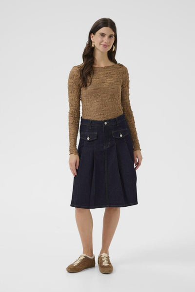 Cream - 10614621 - Skirt