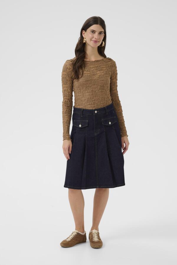 Cream - 10614621 - Skirt