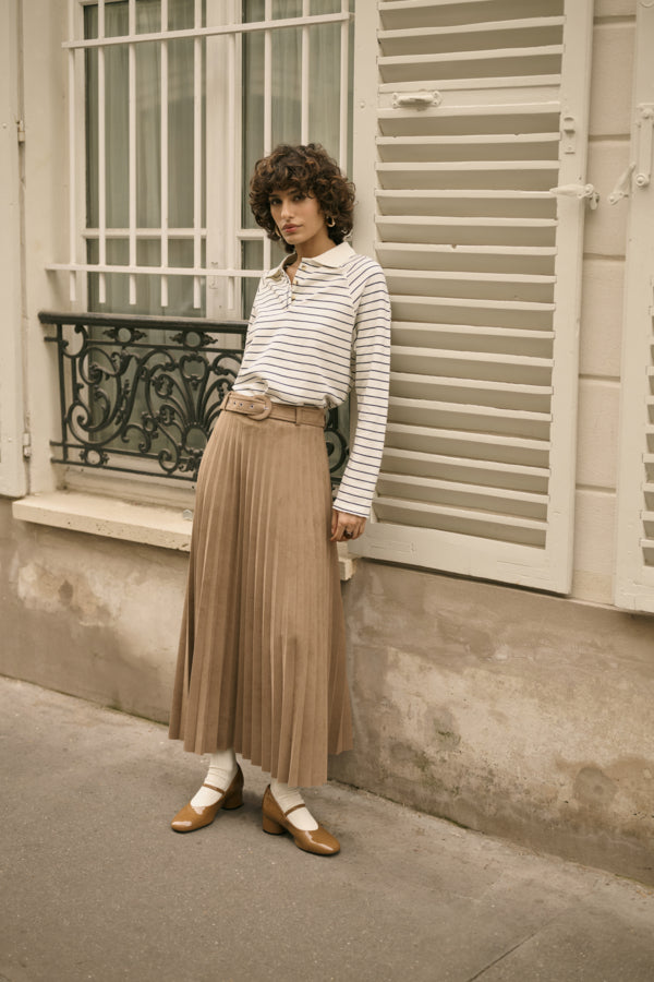 Cream - 10614624 - Skirt