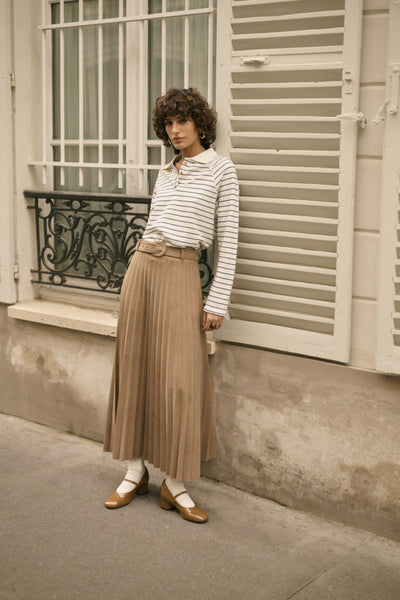 Cream - 10614624 - Skirt