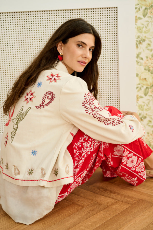 Cream - 10614839 - Jacket