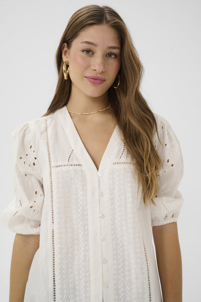 Cream - 10614961 - Blouse