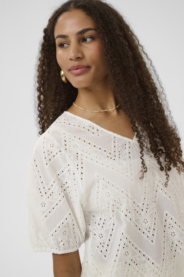 Cream - 10615000 - Blouse