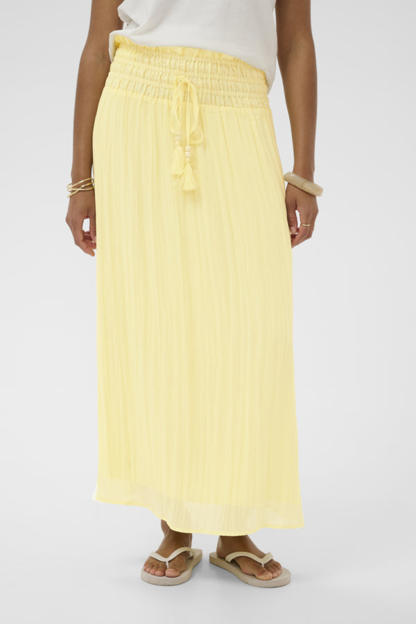 Cream - 10615046 - Skirt