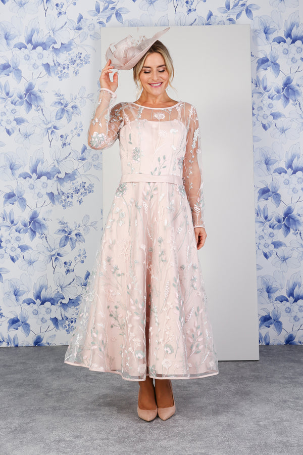 Richard Designs - Meadow - RDAD1222 Dress - Cream Rose