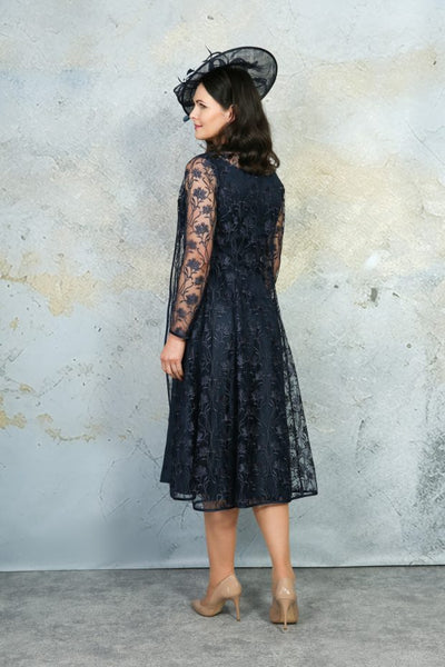 Richard Designs - Rene - RDAD1276,RDAJ1276 - Dress/Lace Coat