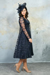 Richard Designs - Rene - RDAD1276,RDAJ1276 - Dress/Lace Coat
