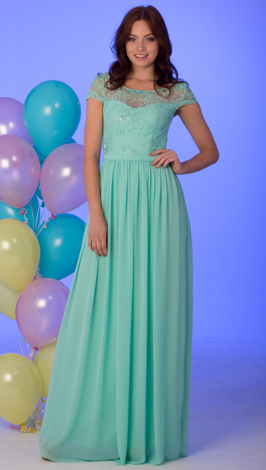 Nataliya  JE1908 Lace Prom Dress