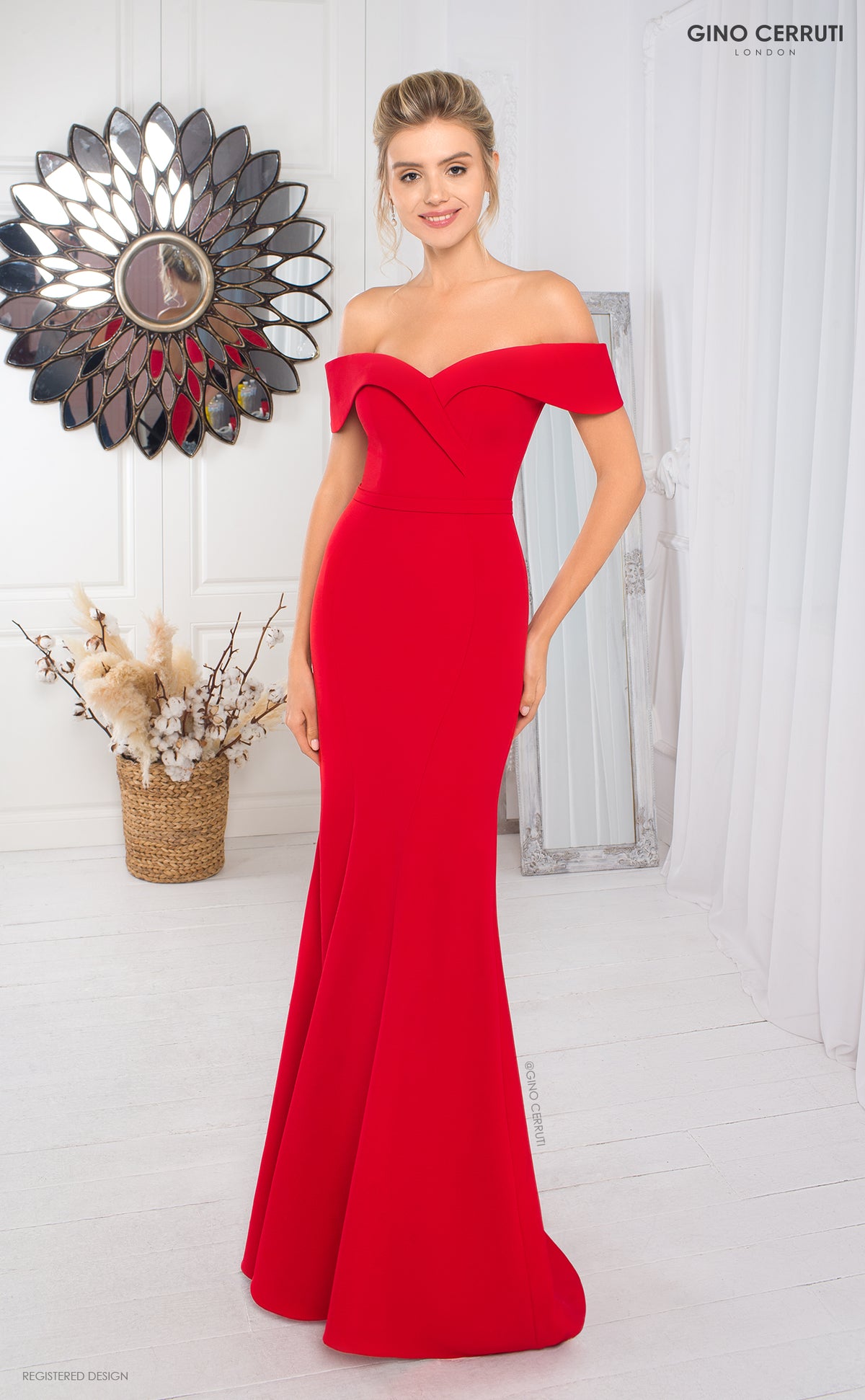 gino cerruti red dress Gino Cerruti Chloe (7352H)
